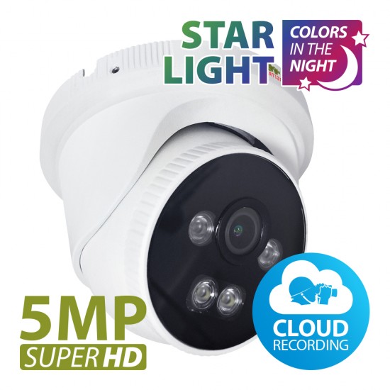 5.0MP IP camera IPD-5SP-IR Starlight 3.0 Cloud (FULL COLOUR)